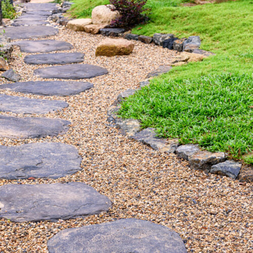 Five top edging materials Garden edging with rocks