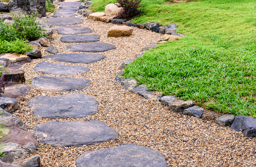 Rock edging for gardens discount