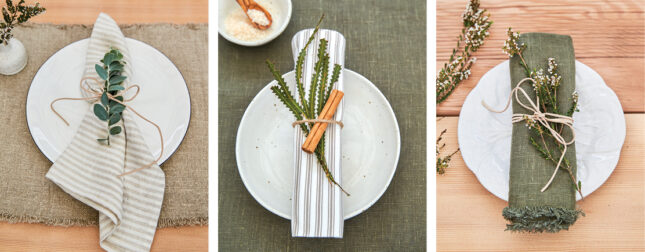 Napkins foliage