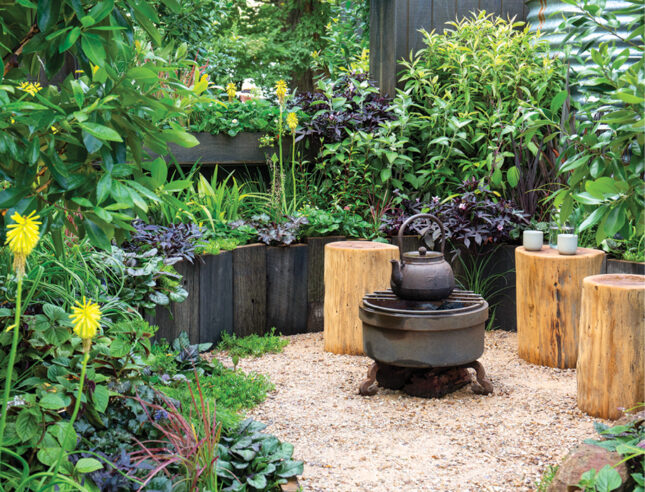 Achievable garden from Melbourne flower show