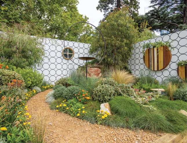 Achievable garden from Melbourne flower show