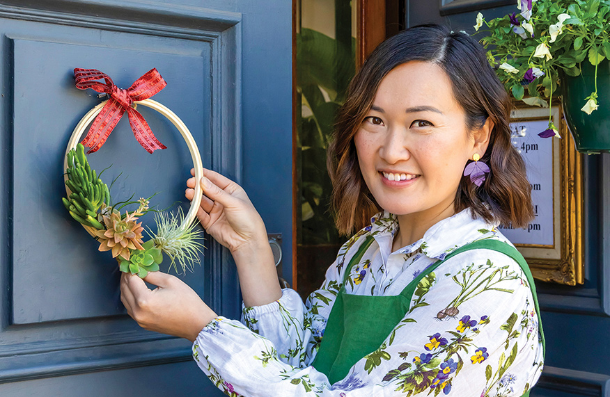 Tammy living wreath