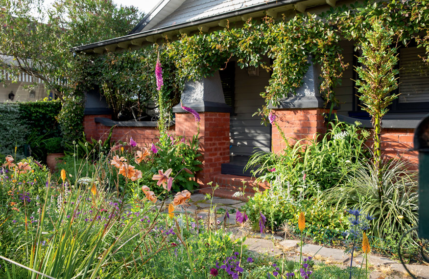 James Beattie's garden in Melbourne