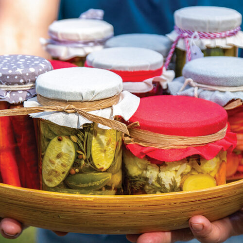 Gifts from the garden Pickled veg