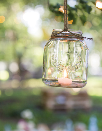 Candle lanterns for your summer garden
