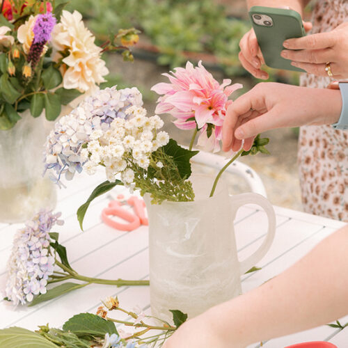 Snip and Sip at Charleston Flower Farm Charleston Flower Farm