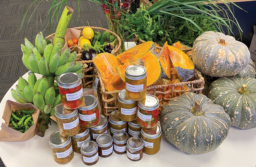 Jars of preserves